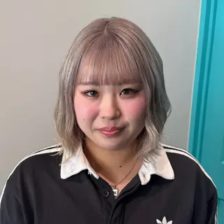 カラー 韓国ヘア AINA🐱のヘアスタイル
