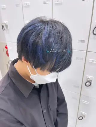 ショート カラー メンズ 𝘳𝘺𝘰𝘬𝘢 髪質改善/ブリーチのヘアスタイル