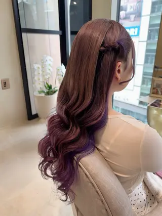 ヘアアレンジ wool TOKYO ありさのヘアスタイル