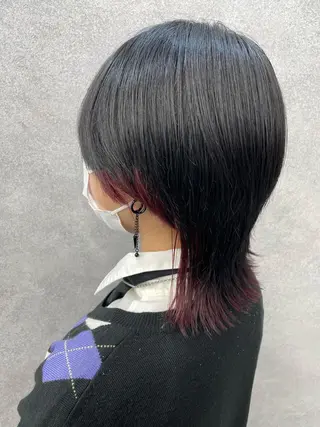 ショート カラー パーマ ヘアアレンジ メンズ キッズ ネイル マツエク・マツパ アイブロウ メンズヘアのカリスマ 北地　空のヘアスタイル