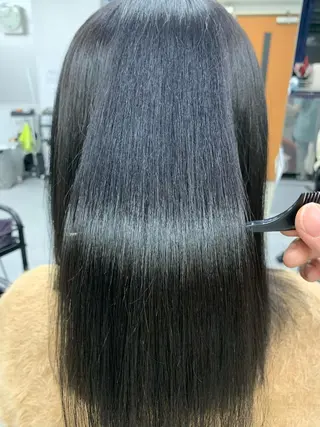 セミロング 🪞透明感カラー🫧 縮毛矯正🥇かずきのヘアスタイル