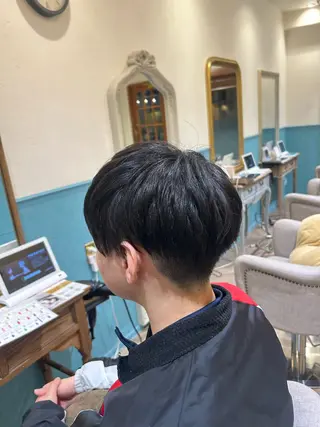 ショート メンズ 河野穂香 /パーマモデル募集中のヘアスタイル