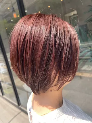 ショート カラー 塚本 昂のヘアスタイル