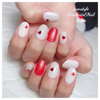 ミディアム ネイル 🐾enen style 🐾のネイルデザイン