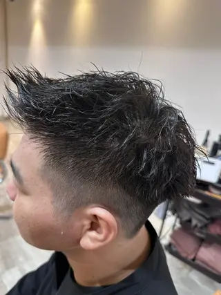 ショート パーマ メンズ 宮ケ谷 詩温のヘアスタイル