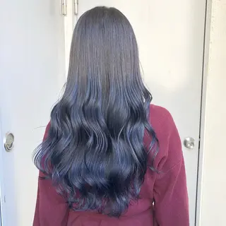ロング カラー 💖似合わせカラー ブリーチ💖レイヤーのヘアスタイル