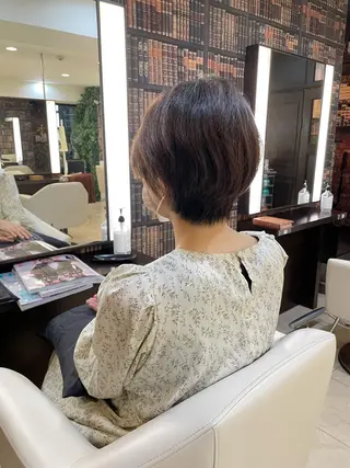 ショート 👑銀座ショート/ 絶壁補正/金子涼👑のヘアスタイル
