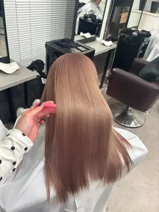 ロング パーマ ふうか 心斎橋美容室のヘアスタイル