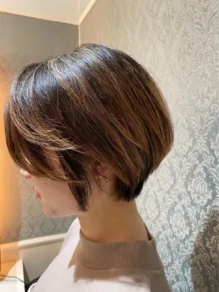 ショート カラー 【髪質改善専門】 渡邊祥希のヘアスタイル