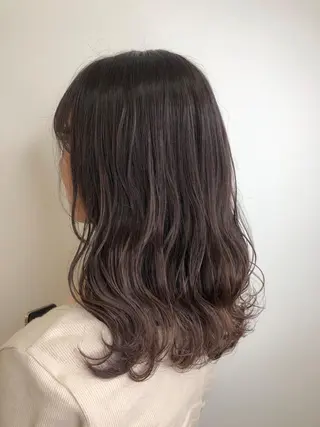ミディアム カラー 【透明感、艶髪】西村 有司のヘアスタイル
