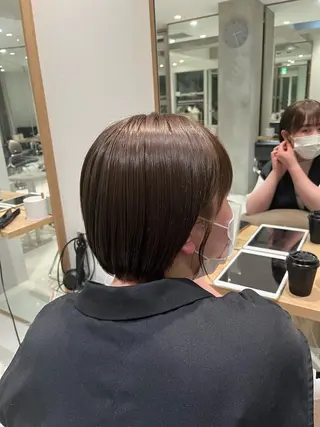 ショート カラー ヘアアレンジ MAYU/上質ハイト ーン/レイヤーのヘアスタイル