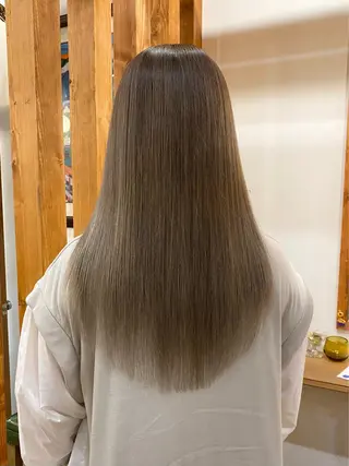 セミロング カラー 馬場 涼平のヘアスタイル