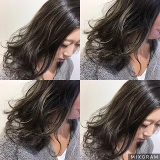 ロング カラー 海外風レイヤーカット 👑店長 平松 由のヘアスタイル