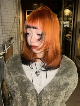 カラー LANAdesign bleach 🪐のヘアスタイル