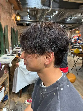 ショート パーマ メンズ メンズカット/パーマ 酒井勘汰のヘアスタイル