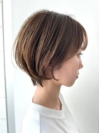 ショート カラー 笠原 健人のヘアスタイル