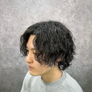 パーマ メンズ 快斗🔥メンズパーマ 🔥モデル募集中🔥のヘアスタイル