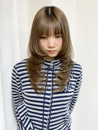 ロング 園田 渉 ◤SHIKIO◢のヘアスタイル