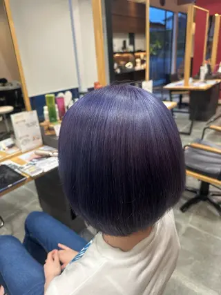 カラー 森本 美音のヘアスタイル
