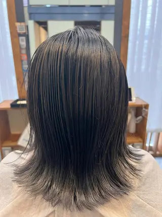 セミロング 田中 真理のヘアスタイル