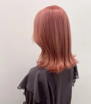 セミロング 顔周りレイヤー/新宿 /モテ艶カラー/航介のヘアスタイル