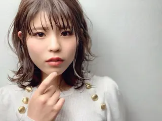 ミディアム カラー パーマ ヘアアレンジ メンズ キッズ ネイル 岩崎 克秀のヘアスタイル