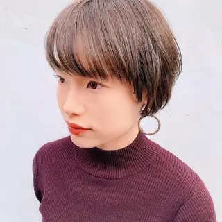 ショート カラー 中川 竜誠のヘアスタイル