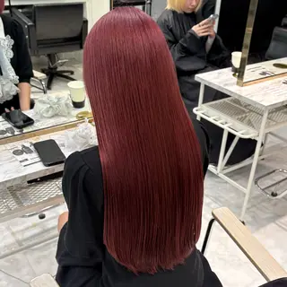 ロング カラー 色落ち綺麗🩰ハイ トーン🎀RINKAのヘアスタイル