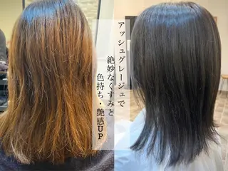 セミロング ＳＨＩ ＺＵのヘアスタイル