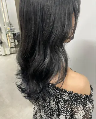 ミディアム カラー 透明感カラー/ レイヤー　YUKAのヘアスタイル