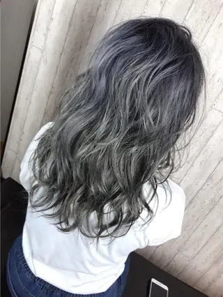 ロング カラー メンズ縮毛矯正 細谷碧海のヘアスタイル