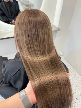 ロング カラー ベージュ透明感カラー 💟AYUMI💟のヘアスタイル