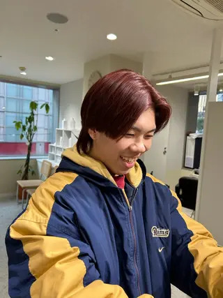 ショート カラー メンズ 🩰ニシムラヒカリ 半個室salon♡*のヘアスタイル