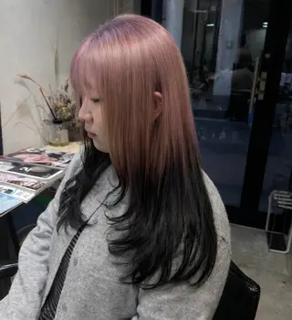 ロング 艶カラー 🩵NATSUKIのヘアスタイル