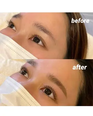 マツエク・マツパ アイブロウ muk.eye narumiのマツエク・マツパデザイン