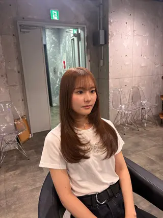 ロング カラー ハイトーン 横浜💞ミオのヘアスタイル