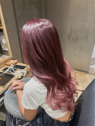 カラー 上場 健史のヘアスタイル