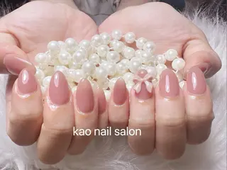 ネイル kao nail マグネット/長さだしのネイルデザイン