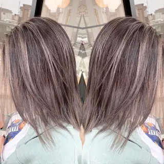 ミディアム 大橋 輝久のヘアスタイル
