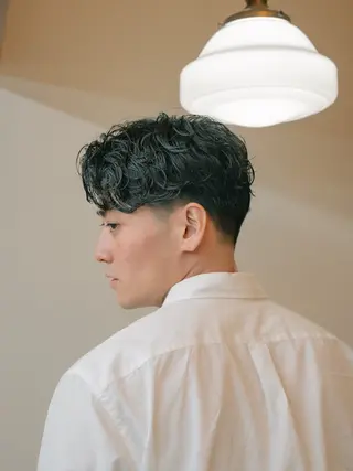 ショート カラー パーマ メンズ 🔗メンズサロン🔗 Kieのヘアスタイル