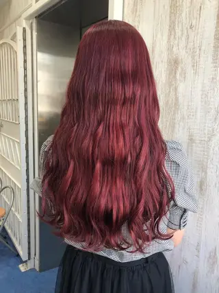 カラー white.梅田 デザインカラー🦄のヘアスタイル