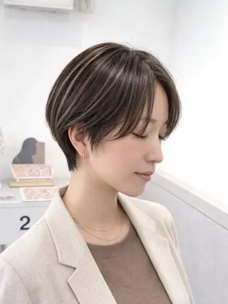 ショート カラー ハイトーンショート 特化吉田義隆のヘアスタイル
