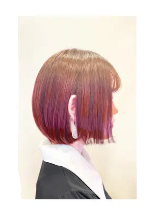 ショート ✨艶髪カラー✨ ななみのヘアスタイル