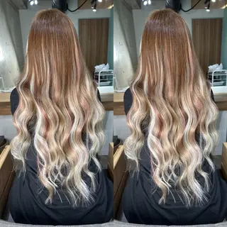 ロング ヘアアレンジ カラー メンズ 韓国ヘアならお任せ♡ 馴染ませ達人👸yuのヘアスタイル