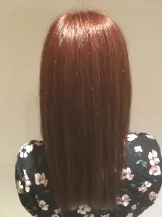 ロング カラー 熊谷 奈菜のヘアスタイル