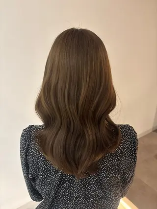 セミロング カラー 🎀韓国ヘア× 透明感カラー🎀正源のヘアスタイル