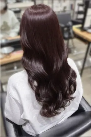 ロング カラー nakatani mizukiのヘアスタイル