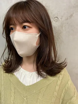 ミディアム SALTWATER AYARIのヘアスタイル