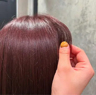 カラー 🍒暖色カラー /Mina/渋谷🍒のヘアスタイル