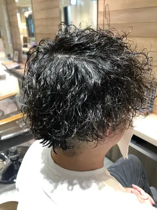 パーマ メンズ 川口髪質改善ウルトワ 🌈毛島健樹🌈のヘアスタイル